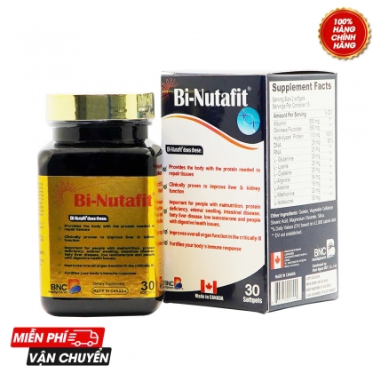 Bi-Nutafit- Hỗ trợ tăng cường sức khỏe, nâng cao sức đề kháng, hỗ trợ chức năng gan, thận